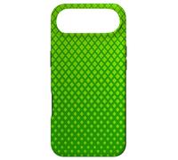 Minimal Green Lattice Pattern | Geometric Neutral Design Coque pour iPhone Air