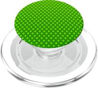 Minimal Green Lattice Pattern | Geometric Neutral Design PopSockets PopGrip pour MagSafe