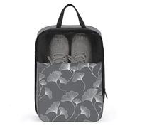 Minimal Line Art of Ginkgo Sac à chaussures pour voyage usage quotidien Sac de rangement anti-poussière Pochette de rangement pour chaussures de golf