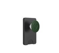 Minimal Love Cute Forest Green Contour Green Heart PopSockets PopWallet pour MagSafe