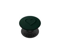Minimal Mignon Esthétique Amour Contour Forêt Coeur Vert PopSockets PopGrip Adhésif