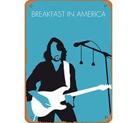 Minimal Music Posters No215 MY SUPERTRAMP Poster en métal Décoration murale vintage 30,5 x 20,3 cm