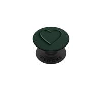 Minimal Romantique Mignon Esthétique Hunter Cœur Vert PopSockets PopGrip Adhésif