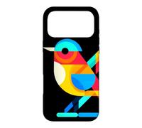 Minimalisme géométrique Illustration Moderne Oiseau moqueur Coque pour iPhone 17 Pro Max