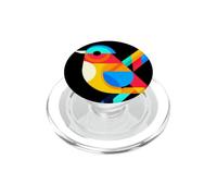 Minimalisme géométrique Illustration Moderne Oiseau moqueur PopSockets PopGrip pour MagSafe