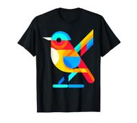 Minimalisme géométrique Illustration Moderne Oiseau moqueur T-Shirt