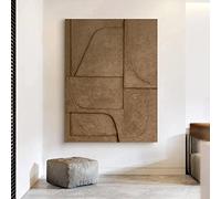 Minimalisme Image Wabi-sabi Toile Mur Art Peinture Moderne Impression Affiche Décor À La Maison pour Salon Porche Allée Image 80x120cm(32x47in) avec Cadre