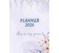 Minimalist 2026 Annual Planner: Clean Weekly Layout with Full Year Calendar & Notes | Zen-Inspired Productivity Organizer