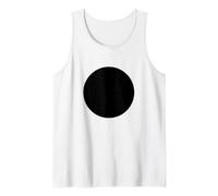 Minimalist Black Circle Geometric Dot Graphic Débardeur