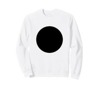 Minimalist Black Circle Geometric Dot Graphic Sweatshirt