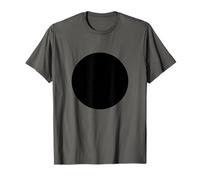 Minimalist Black Circle Geometric Dot Graphic T-Shirt
