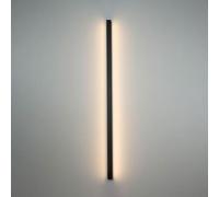Minimalist Black Wall Light Linear Wall Sconce Lighting Indoor Wall Washer Lamp Modern Hardwired Sconces Living Room Background Wall Lights Hallway Bedroom Wall Lamps (Color : Neutral Light, s/Warm Li