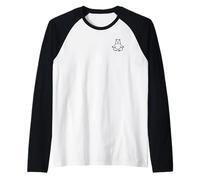Minimalist BLK Capybara Yoga Pocket Zen Méditation Lover Manche Raglan