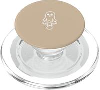 Minimalist Champignon Fantôme Chasseur de Champignons - Beige PopSockets PopGrip pour MagSafe