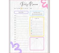 Minimalist Daily Planner | Undated A4 Productivity Journal for Women & Men | To-Do List, Notes, Schedule & Goal Tracker: Simple & Aesthetic Organizer ... To-Do List, Notes & Hourly Schedule Sections