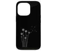 Minimalist Dandelion Line Art Nature Design Coque pour iPhone 13 Pro