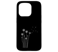 Minimalist Dandelion Line Art Nature Design Coque pour iPhone 15 Pro