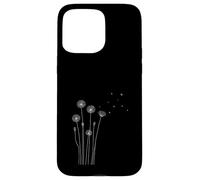 Minimalist Dandelion Line Art Nature Design Coque pour iPhone 15 Pro Max