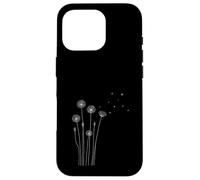Minimalist Dandelion Line Art Nature Design Coque pour iPhone 16 Pro
