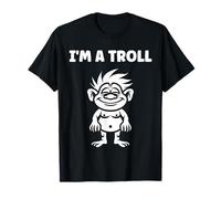 Minimalist Fantasy Creature Monster Simple I'm a Troll T-Shirt