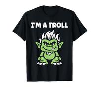 Minimalist Fantasy Creature Monster Simple I'm a Troll T-Shirt
