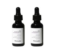 Minimalist Hair Density Sérum 18 % Duo | Avec Procapil, Capixyl, Redensyl, Anagain & Baicapil pour contrôle de la chute des cheveux | Femmes & Hommes | 30 ml x 2