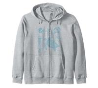 Minimalist Line Art Tortue de mer Océan Marine Life Summer Sweat à Capuche