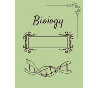 Minimalist Lines Paper Biology School Workbook with 2025 Calendar: 8.5 x 11 Inches | Lines | 102 Pages | Classic Elegant Minimalist Workbook for Biology, School, and Notes