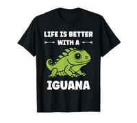 Minimalist lizard iguana reptile life better with iguana T-Shirt
