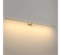 Minimalist Modern Wall Sconce Warm Light Linear Strip Lighting Fixture for Bathroom Mirror Living Room Hallway Cabinet Dressing Home Decor