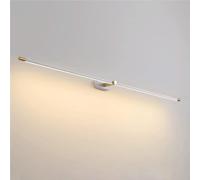 Minimalist Modern Wall Sconce Warm Light Linear Strip Lighting Fixture for Bathroom Mirror Living Room Hallway Cabinet Dressing Home Decor