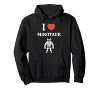 Minimalist Monster Minotaur Greek mythology i love Minotaur Sweat à Capuche
