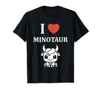 Minimalist Monster Minotaur Greek mythology i love Minotaur T-Shirt