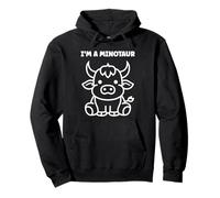 Minimalist Monster Minotaur Greek mythology i'm a Minotaur Sweat à Capuche