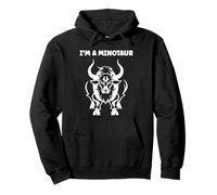 Minimalist Monster Minotaur Greek mythology i'm a Minotaur Sweat à Capuche