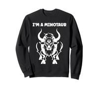 Minimalist Monster Minotaur Greek mythology i'm a Minotaur Sweatshirt