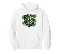 Minimalist Monstera Leaf Botanical Art Indoor Plant Clean Sweat à Capuche