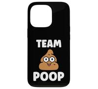 Minimalist Quote Little Poop Humor Simple Team Poop Coque pour iPhone 13 Pro