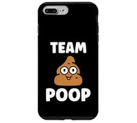 Minimalist Quote Little Poop Humor Simple Team Poop Coque pour iPhone 7 Plus/8 Plus