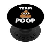 Minimalist Quote Little Poop Humor Simple Team Poop PopSockets PopGrip Adhésif