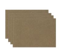 Minimalist Solid Color Table Mats Simple Placemats Linen Fabric Dining Kitchen Office Decor Waterproof Heat Resistant Placemat(Color-06,8PC-32X42cm)