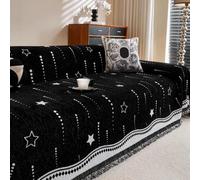 Minimalist Starry Sky Sofa Cover, All Season Chenille Sofa Throw | Decorative Throw Blanket With Tassels, Large Universal Furniture Protector Cover, For Sofa Couch Bed Chair(B,180x260cm)
