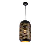 Minimalist Wrought Iron Pendant Creative Hollow Hanging Light Restaurant Bar Coffee Shop Chandelier Lighting Fixture Antique Lamp E27/E26 Compatible with LED