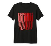 Minimaliste Framboises Esthétique Abstrait Rétro Fruit D'été T-Shirt Haut de Gamme
