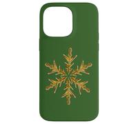 Minimaliste Jaune Flocon de Neige Moche Noël Vector Art Coque pour iPhone 14 Pro Max