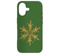 Minimaliste Jaune Flocon de Neige Moche Noël Vector Art Coque pour iPhone 17