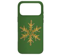 Minimaliste Jaune Flocon de Neige Moche Noël Vector Art Coque pour iPhone 17 Pro Max