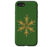 Minimaliste Jaune Flocon de Neige Moche Noël Vector Art Coque pour iPhone SE (2020) / 7/8