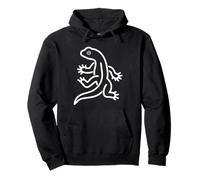 Minimaliste Petite Salamandres lézard Simple Salamandre Sweat à Capuche