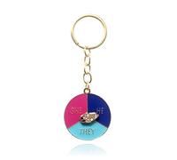 Minimaliste Pronoms Insigne Épinglettes Identité de genre Broche qui Elle Lagst Broche avec Aiguille Rotative